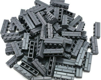 TCM BRICKS Dark Bluish Gray 1x4 Brick Masonry Profile X50 Compatible Parts Dark Stone