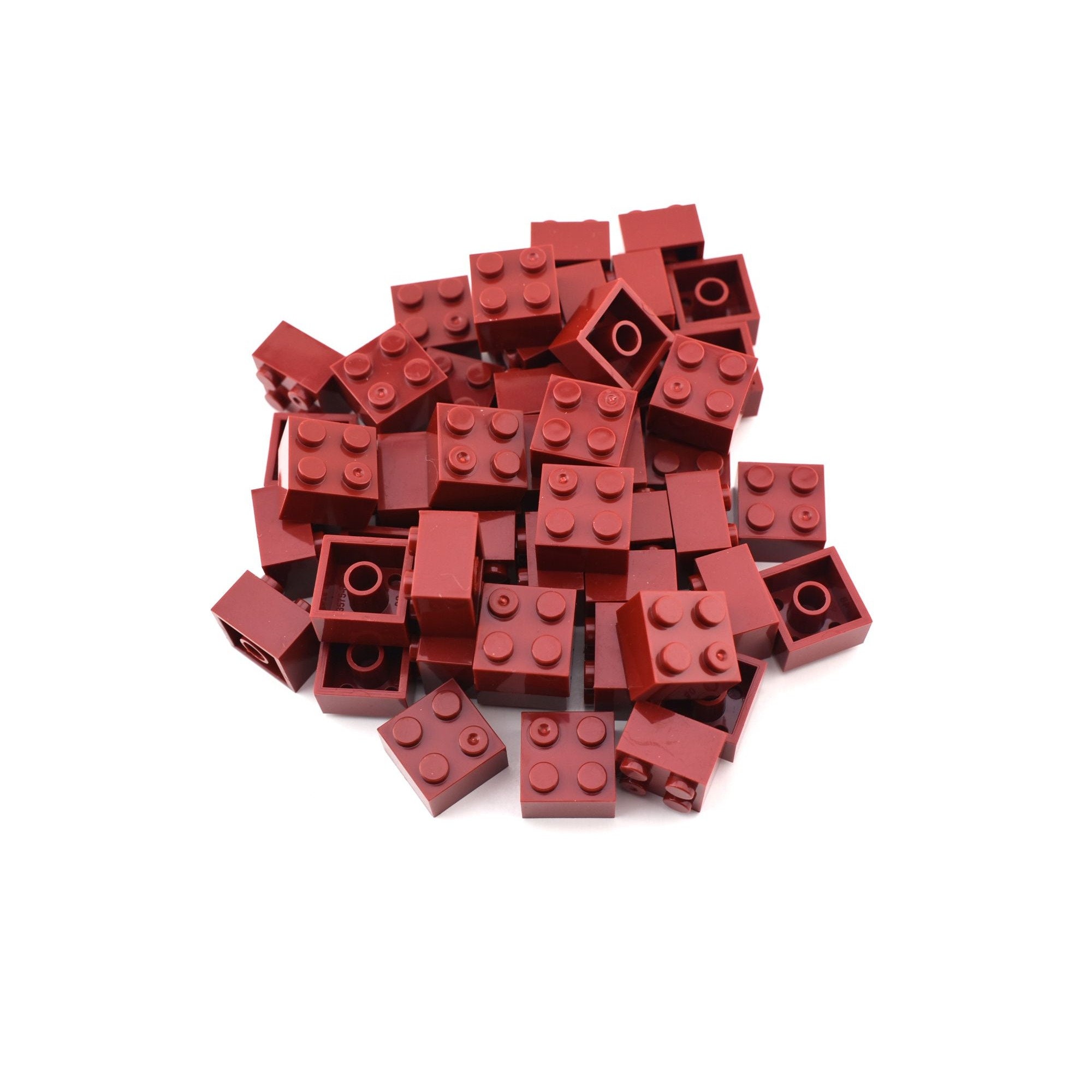 LEGO Parts and Pieces: 2x2 Black Brick x50