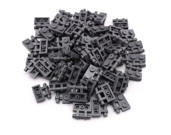 TCM Compatible Bricks Dark Bluish Gray Plate 2 x 3 QTY:100 pieces 