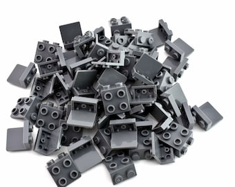 25 pieces TCM Compatible Bricks Dark Bluish Gray Fence 1x4x1 QTY 