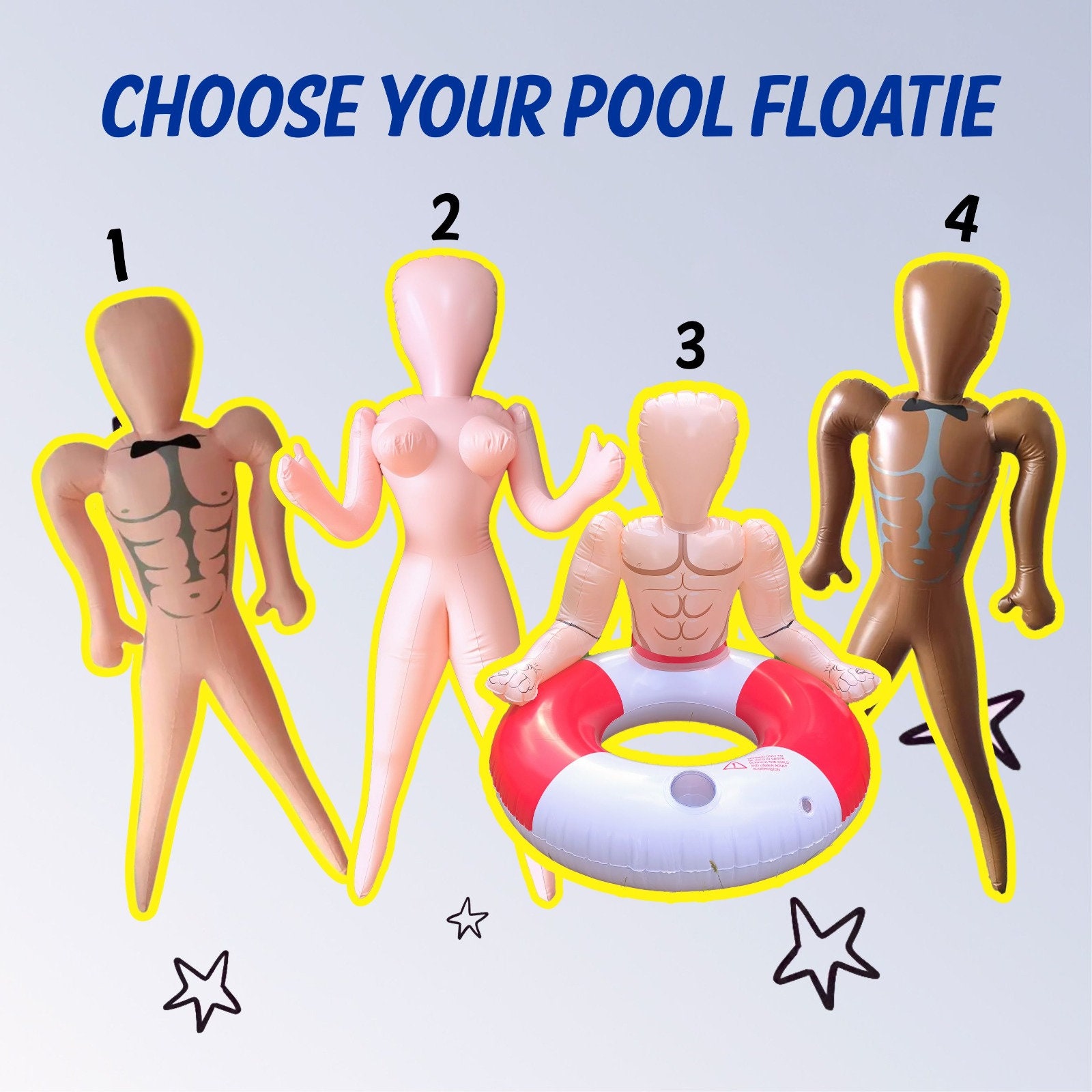 Bride Pool Inflatable Custom Inflatable Bride Blow-up Doll: Bachelor Party Gag Gift - Etsy
