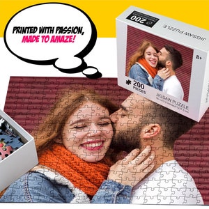 Personalized Puzzle with Your Photo, 48- 1000 Piece Custom Puzzle, Custom Gifts for Mom Her Him Boyfriend Girlfriend image 4
