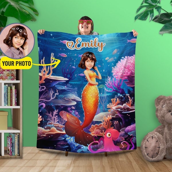 Mermaid Blanket Etsy