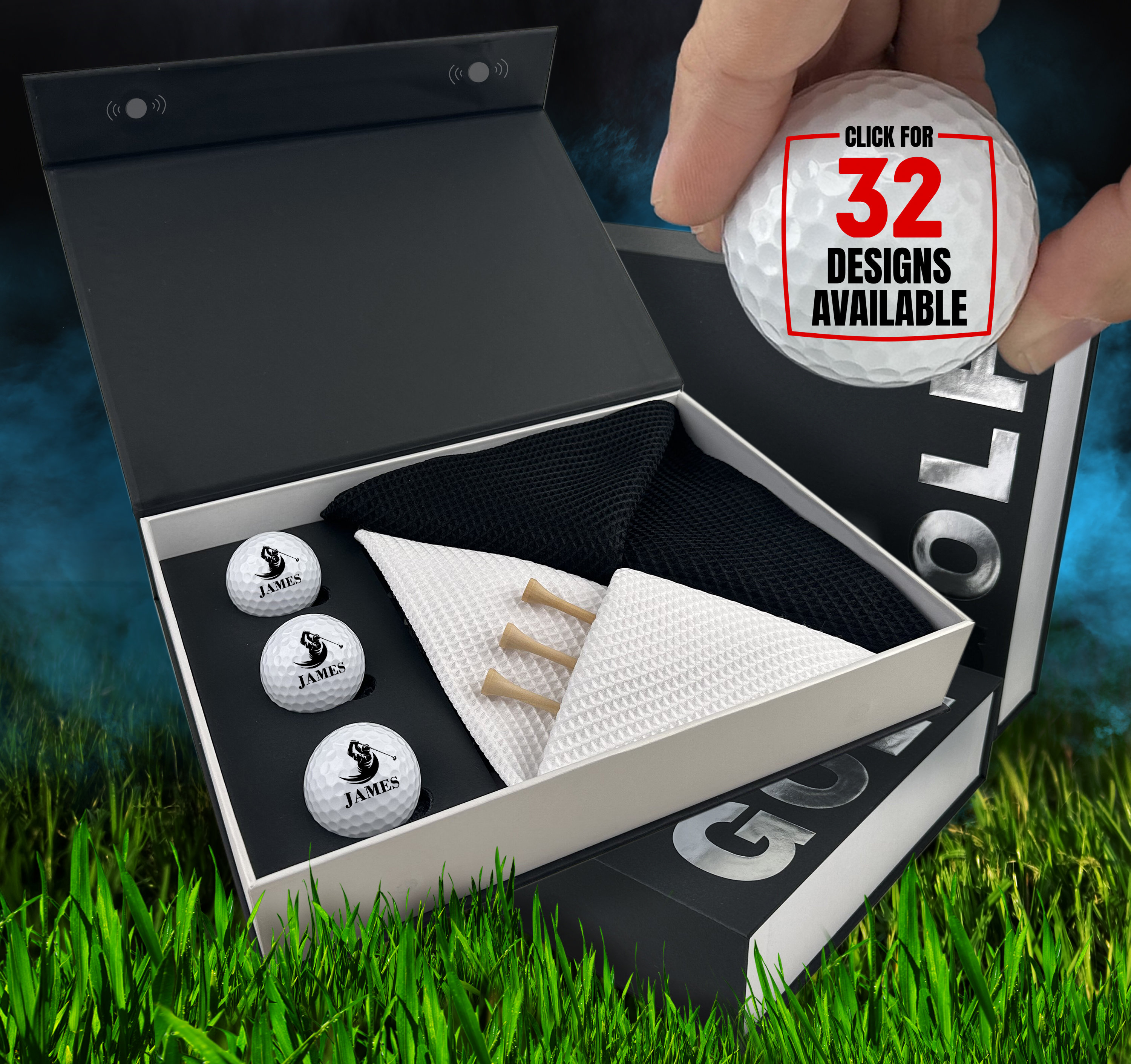 Personalized Golf Gift Set: Custom Logo Golf Balls