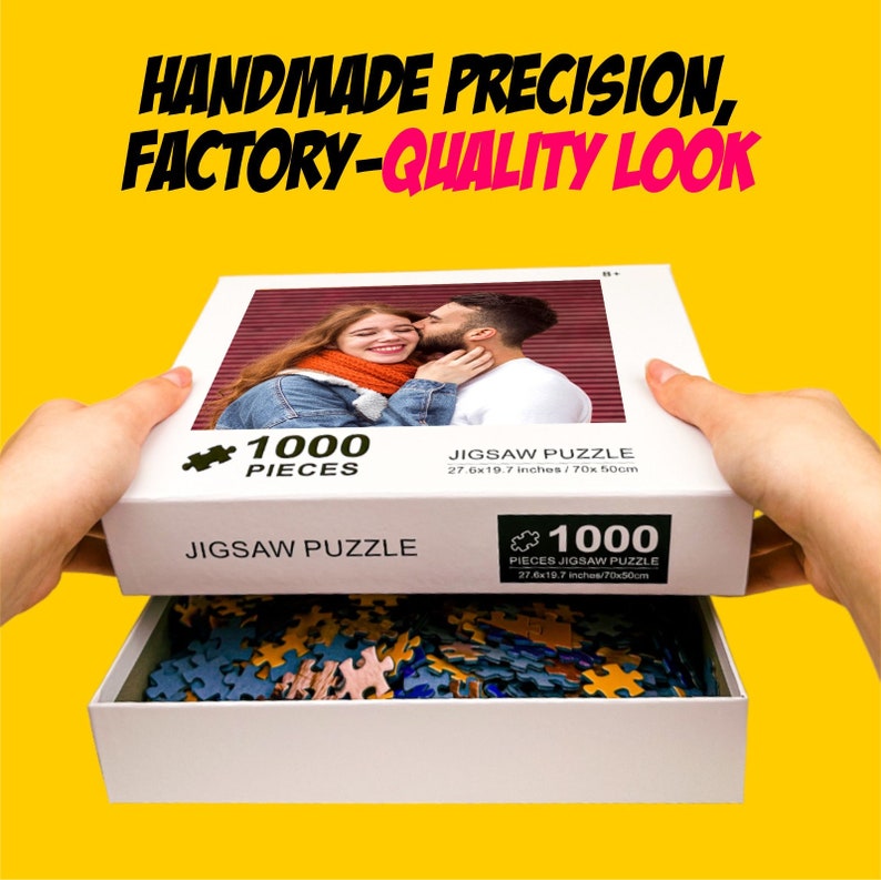 Personalized Puzzle with Your Photo, 48- 1000 Piece Custom Puzzle, Custom Gifts for Mom Her Him Boyfriend Girlfriend image 5