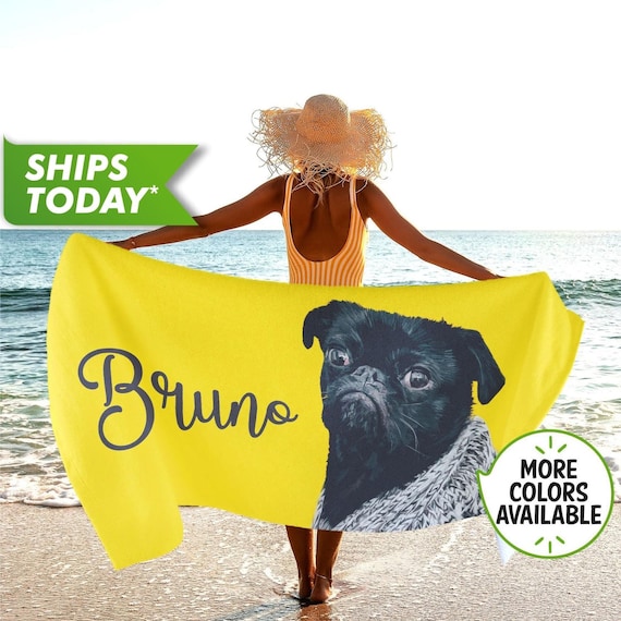 beach towels with dogs on them