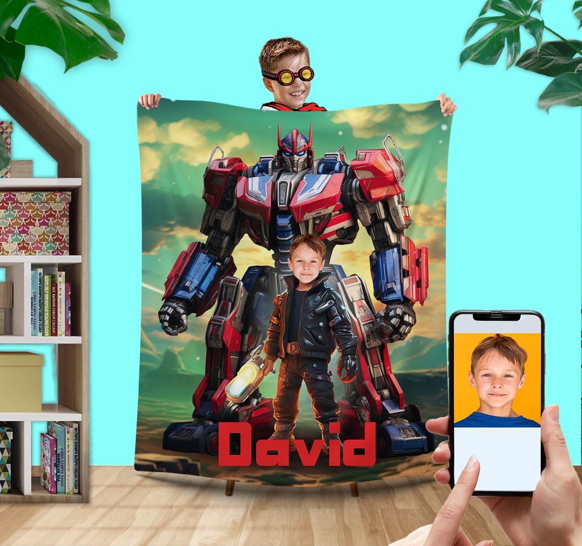 Hasbro Transformers Autobot Symbol 80's Cartoon Throw Blanket \u0026ndash, image size:1181x1108