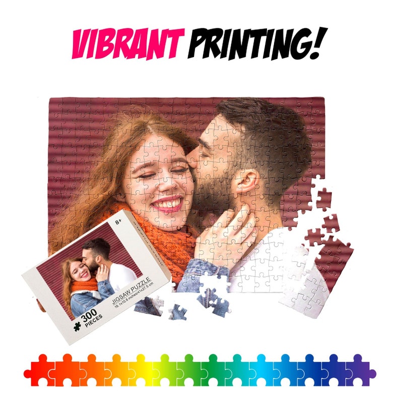 Personalized Puzzle with Your Photo, 48- 1000 Piece Custom Puzzle, Custom Gifts for Mom Her Him Boyfriend Girlfriend image 8