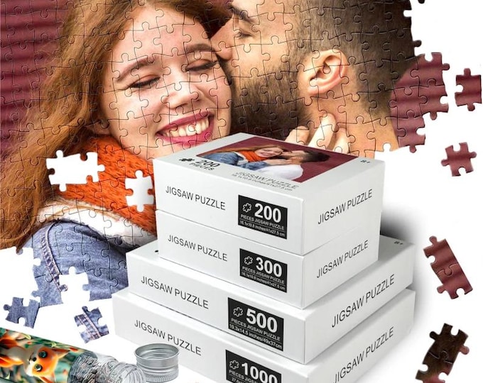 Personalized Photo Puzzle, Custom Gift, 48-1000 Piece
