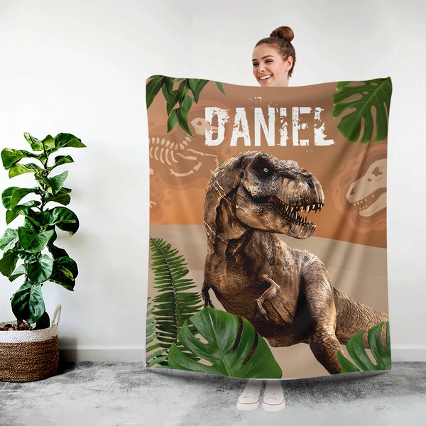 Jurassic World Dinosaur Blanket Etsy