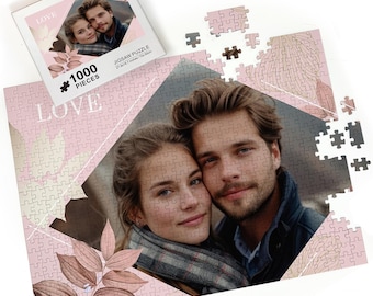 Custom Photo Jigsaw Puzzle, Personalized Wedding Gift (48-1000 Piece)