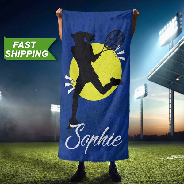 Personalized Tennis Towel Etsy