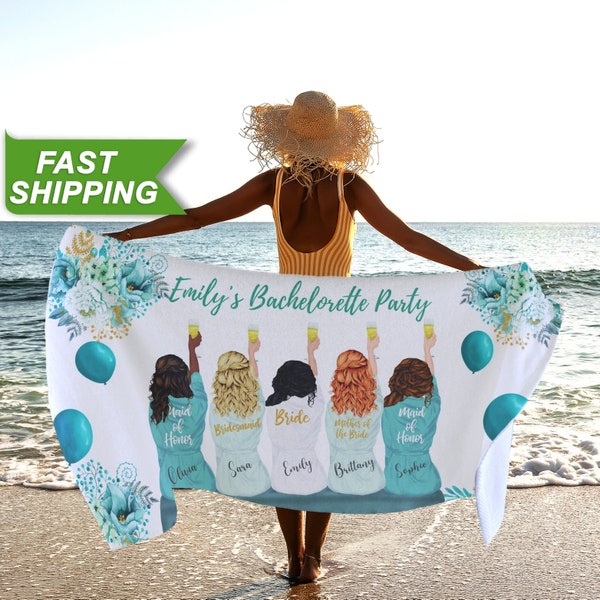 Bachelorette Beach Towels Etsy