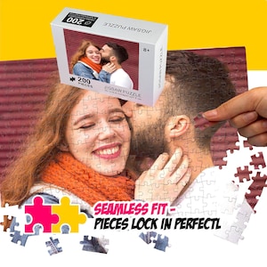 Personalized Puzzle with Your Photo, 48- 1000 Piece Custom Puzzle, Custom Gifts for Mom Her Him Boyfriend Girlfriend image 6