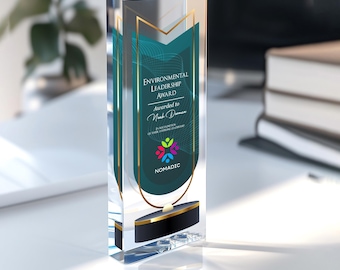 Custom Acrylic Award: Personalized Corporate Recognition Trophy