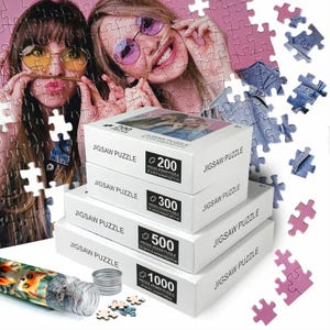 Custom Puzzle from Photo | 48 - 1000 Pieces | Personalized Jigsaw Puzzle for Birthday, Pet Puzzle | Wedding Anniversary Valentines Day Gifts