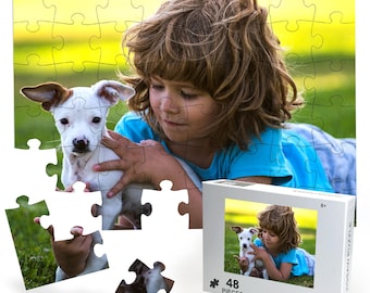 Personalized Photo Puzzle: Custom Kids Gift, Anniversary Keepsake
