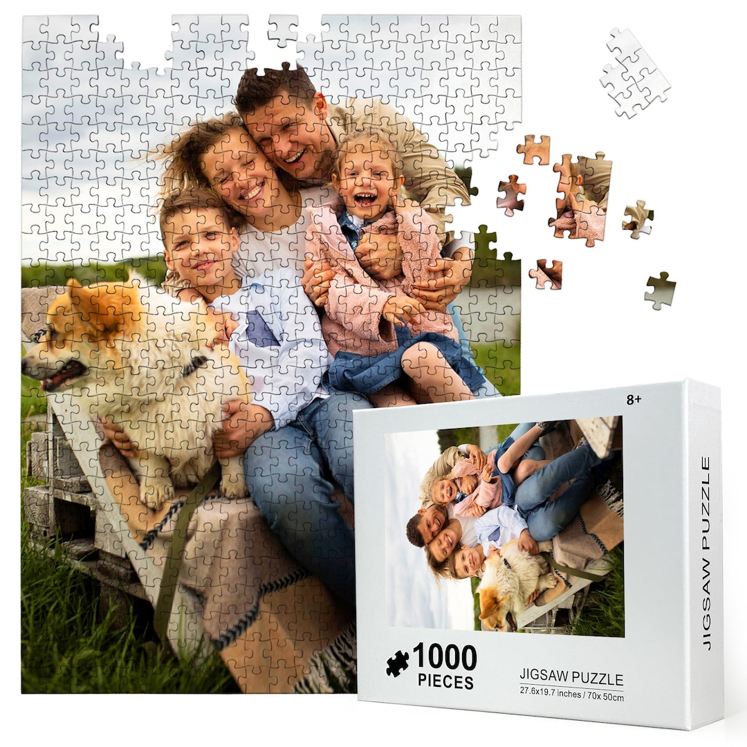 Personalized Photo Jigsaw Puzzle: Custom Family Gift (1000 Pieces) - Etsy