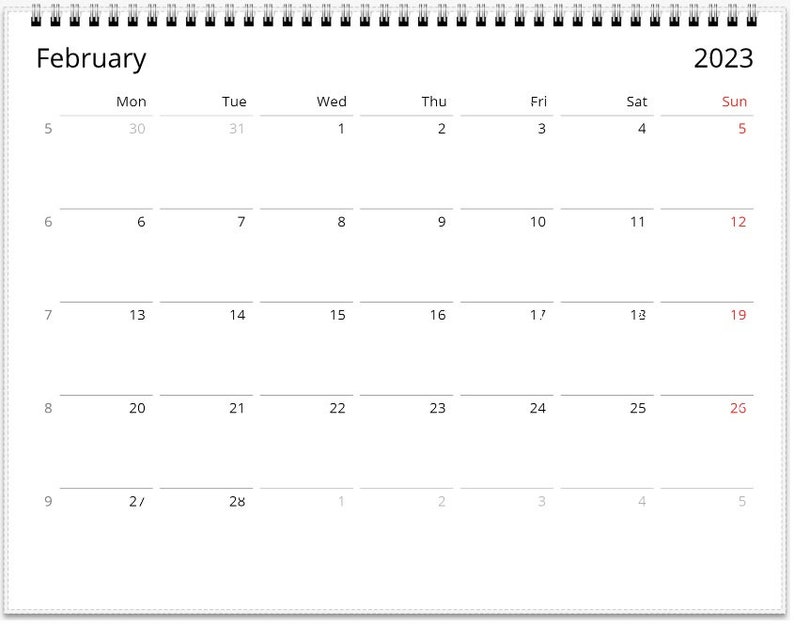 Wall Calendar 2023 Art Nude Calendar 85x11 Etsy