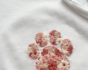 Flowergarden Stick and Stitch Embroidery Patterns, Stick on Washable  Designs, Easy Embroidery Pattern for Clothes, Beginner Floral Patterns 