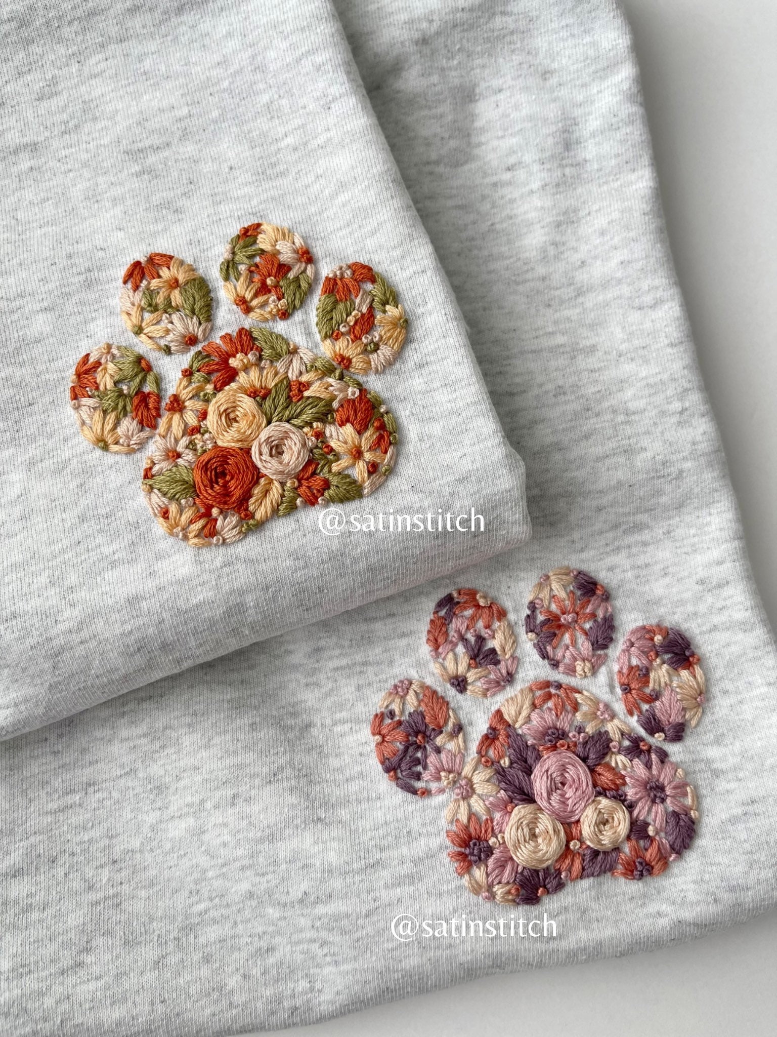 DIY Stick and Stitch Birth Year, Stick and Stitch Dog Paw, Stick and Stitch  Initials, DIY Embroidery Designs, Water Soluble Patterns. 