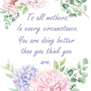 Mother's Day 8X10 Prints and Cards - Etsy