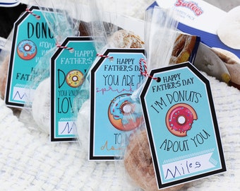 Father's Day Donut Tags