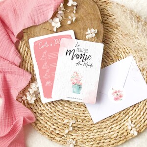Carte à planter, carte à offrir, cadeau, cadeau mamie, idée cadeau mamie, fête des grands mères, fête des mamies, mamie, mamie naissance