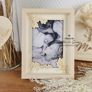 Personalized photo frame birth baptism wedding image 1