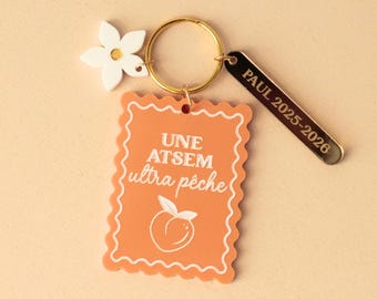 Personalized Vitamin Keyring for Teachers, Nanny & Teaching Assistants