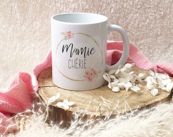 Cadeau, fête des mamies, mamie, mug, mug personnalisé, tasse personnalisée, tasse céramique, mug céramique, idée cadeau grand mère