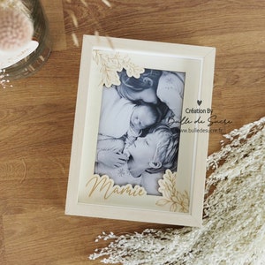 Personalized photo frame birth baptism wedding image 2
