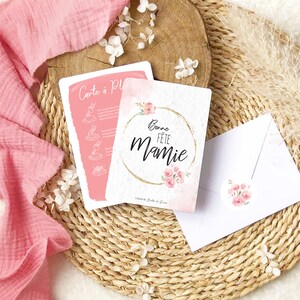 Carte à planter, carte à offrir, cadeau, cadeau mamie, idée cadeau mamie, fête des grands mères, fête des mamies, mamie, fleurs