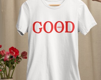 Good Vibes, Women's T-shirt, Yoga Tee, Fashion