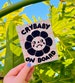 crybaby on board cute bumper sticker vinyl decal 