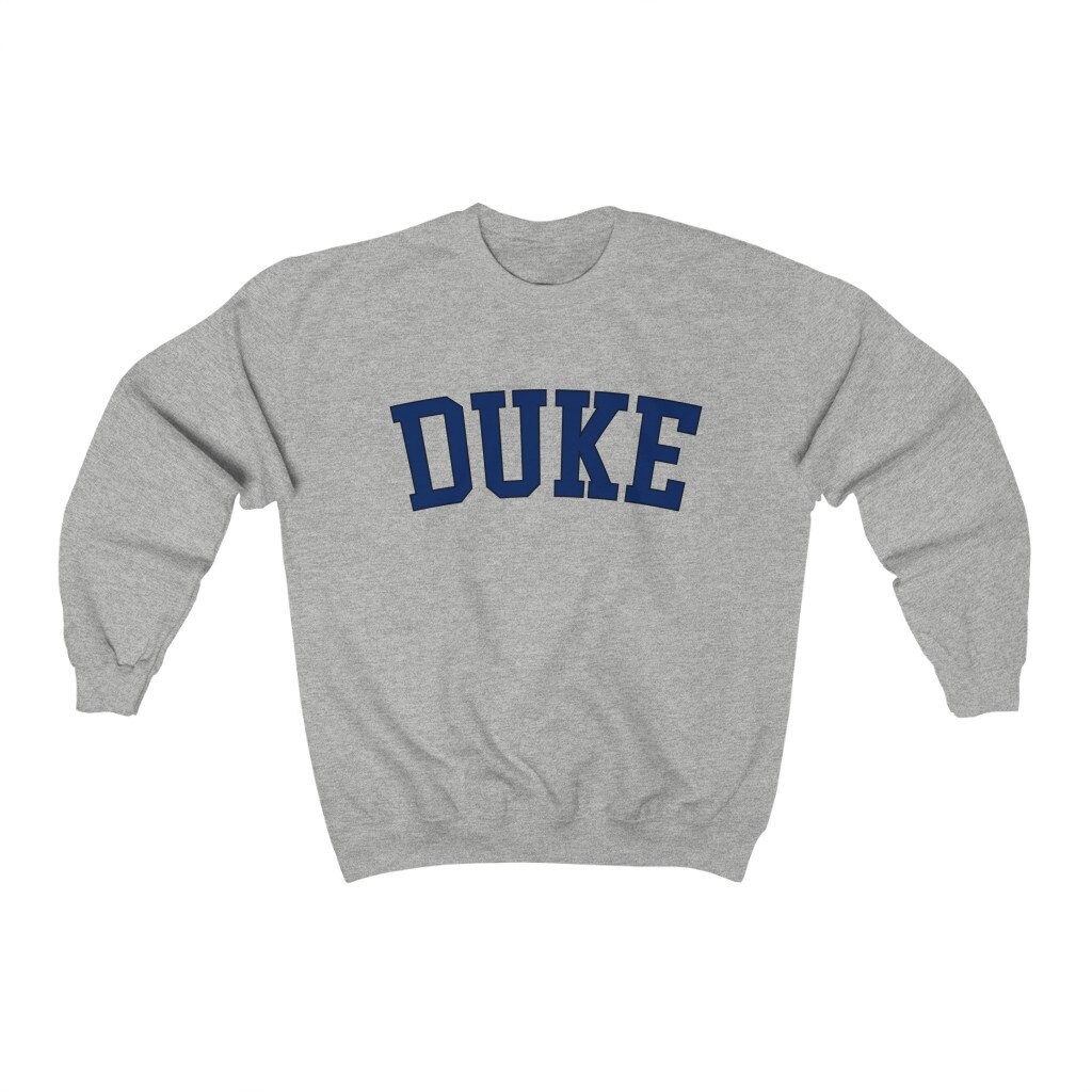 Duke Sweatshirt Duke University Sweatshirt USA College Etsy