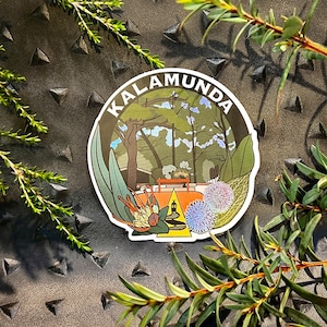 Kalamunda Bibbulman Track, Nothern Terminus Waterproof & Holographic Vinyl Stickers