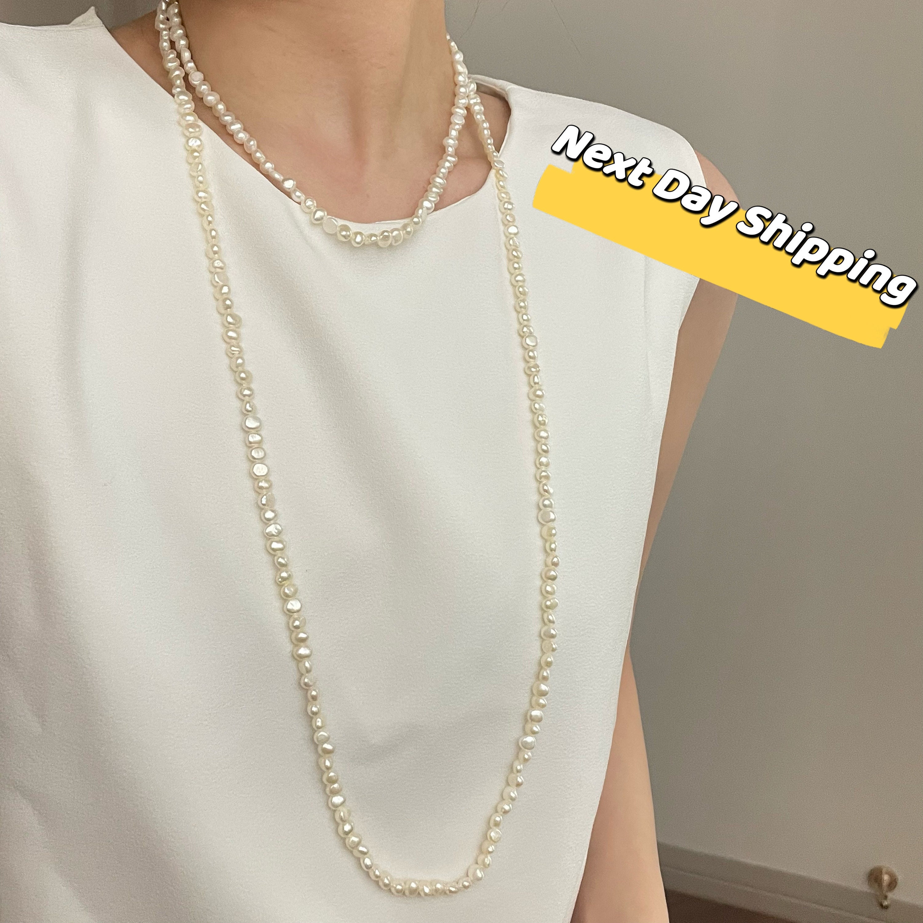 30 inch pearl on sale necklace