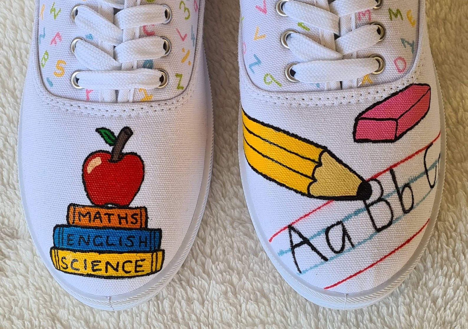 custom teacher shoes