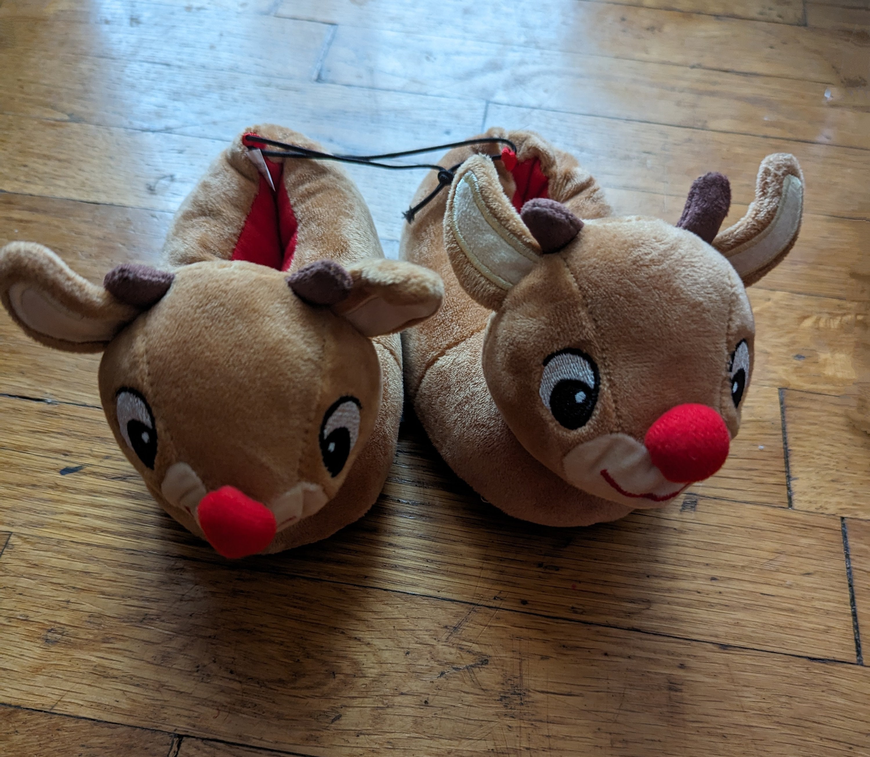 Reindeer slippers kids hot sale
