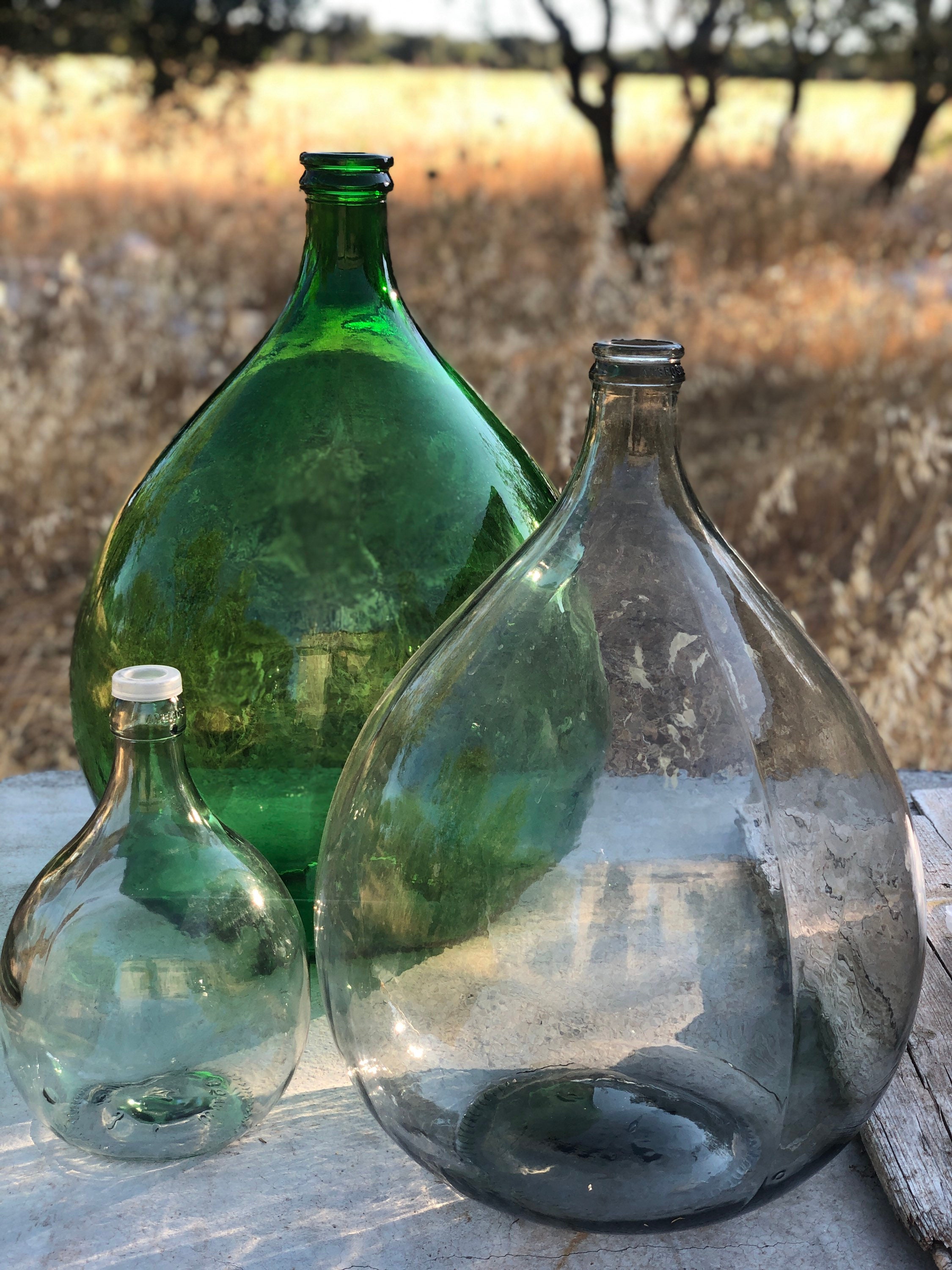 Vintage Italian big wine bottle 54L Large oil jug Antique Etsy
