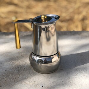 Coffee Maker With Brass Handle GB guido 