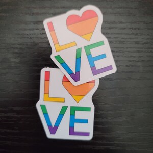 Love Pride Stickers