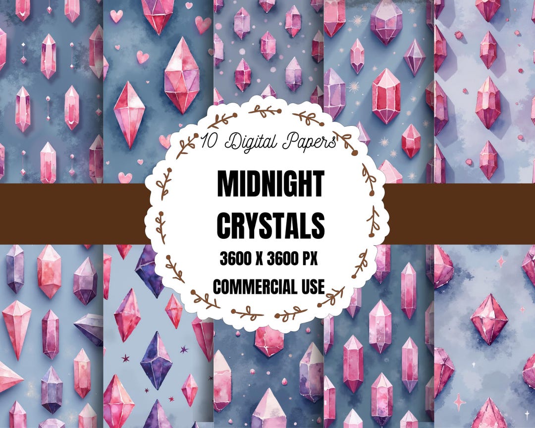 Crystal Background, Crystal Pattern, Crystal Scrapbook, Crystal Clipart ...