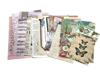 Scrapbooking Autocollant Lot De 150 Papiers Scrapbooking Vintage - 14x20cm Pour Albums Et Journaux DIY Lot économique 150 Feuilles