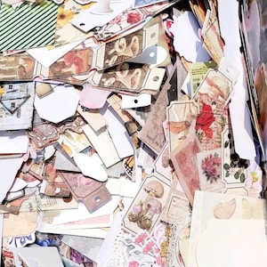 Mystery Junk Journal Grab Bag, Junk Journal Supplies Pack, Vintage Junk Journal Ephemera 10 bild 4