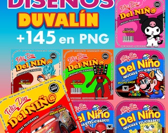 Dia del NIÑO Diseños DIGITALES DUVALIN +145 en png