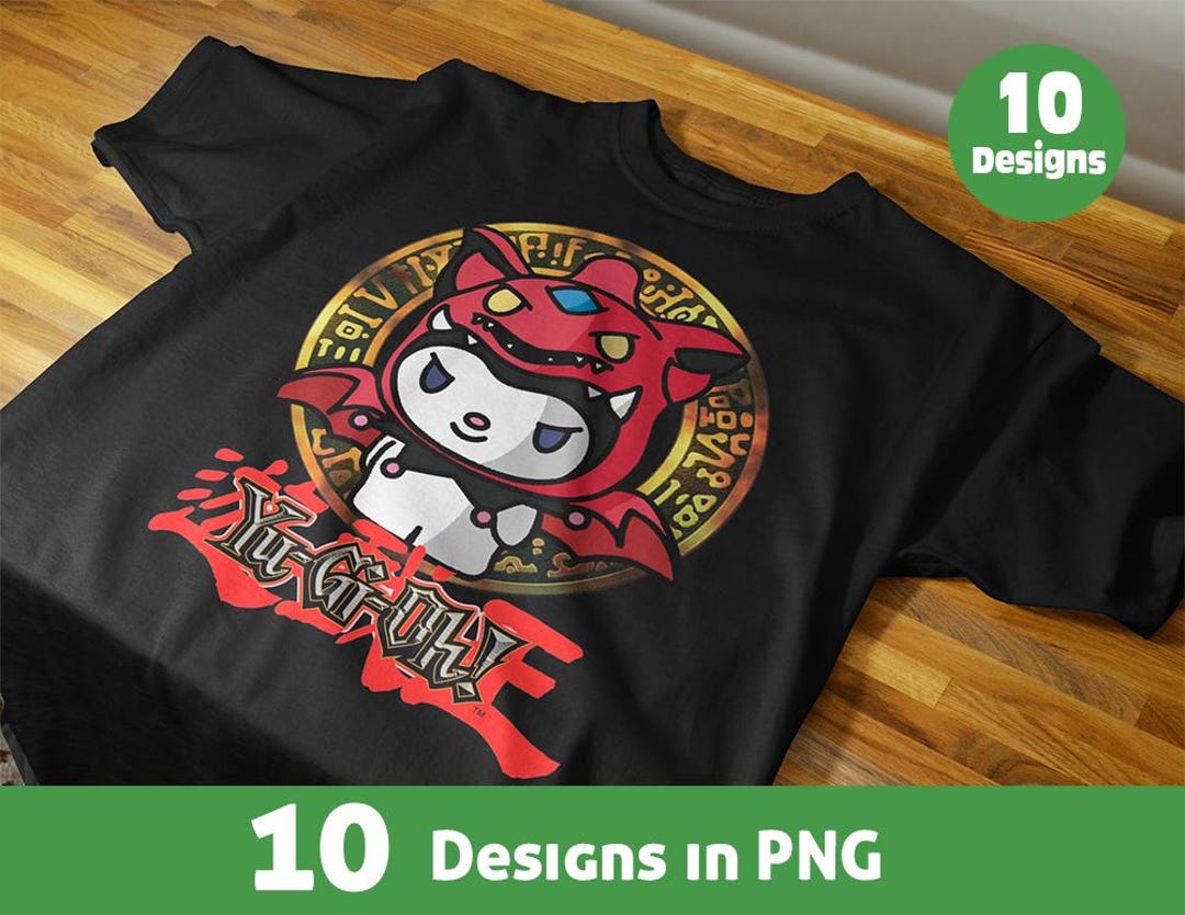 Yu Gi Oh & Helloy Kittyy DTF Semitonos 10 diseños - Etsy México