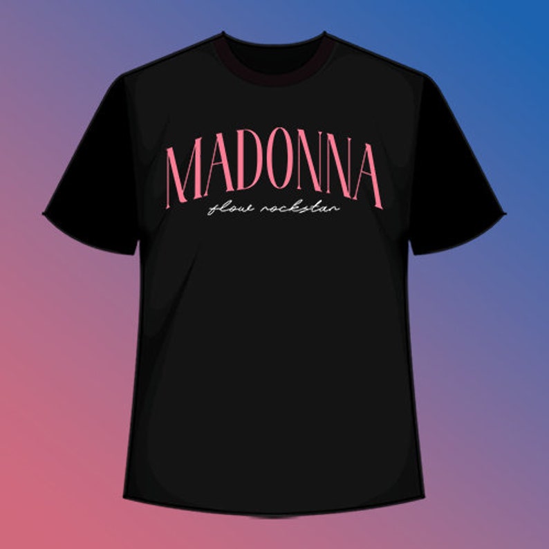 DISEÑOS PNG Nata Montana y Madonna archivos digitales zdjęcie 2