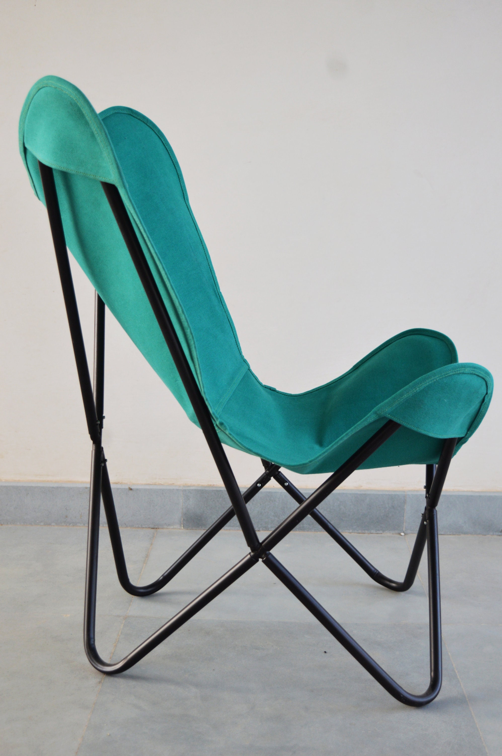 Canvas Butterfly Chair Canvas Butterfly Seat With Black Etsy